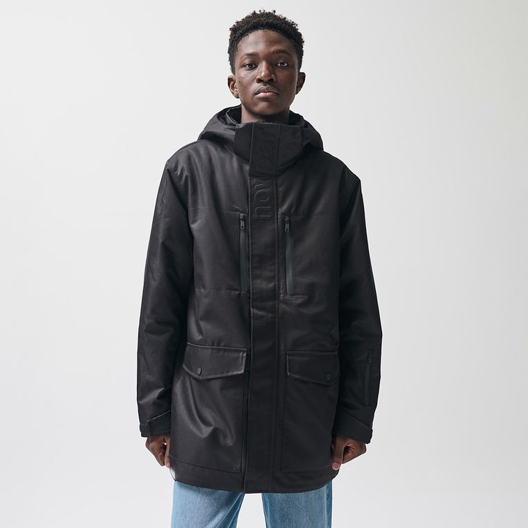 Wodoodporna kurtka przejściowa unisex oversize z kapturem NOWEAR