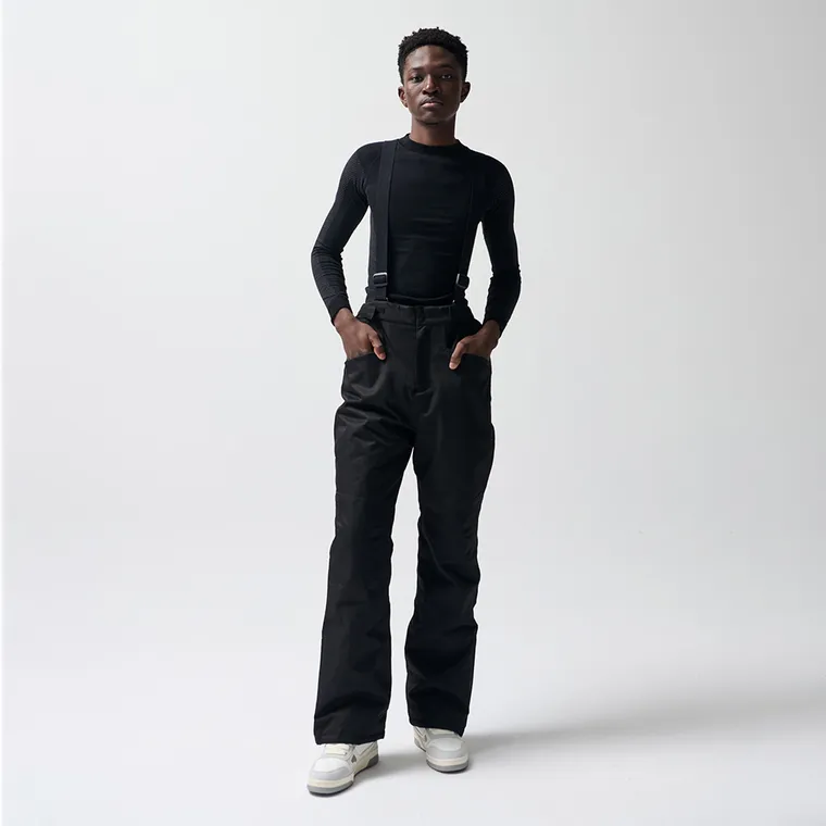 Wodoszczelne spodnie narciarskie unisex na szelkach NOWEAR