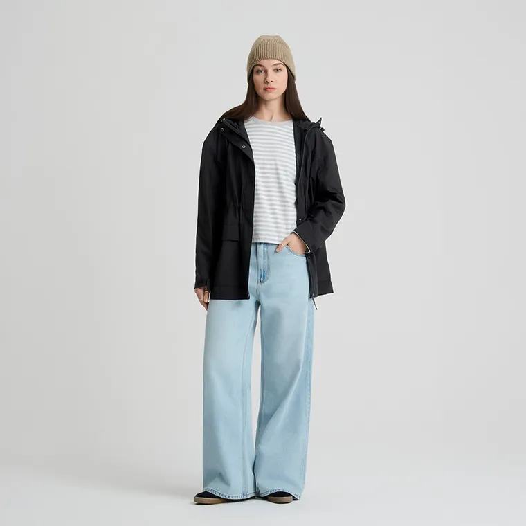 Wodoszczelny płaszcz przeciwdeszczowy z membraną NOWEAR