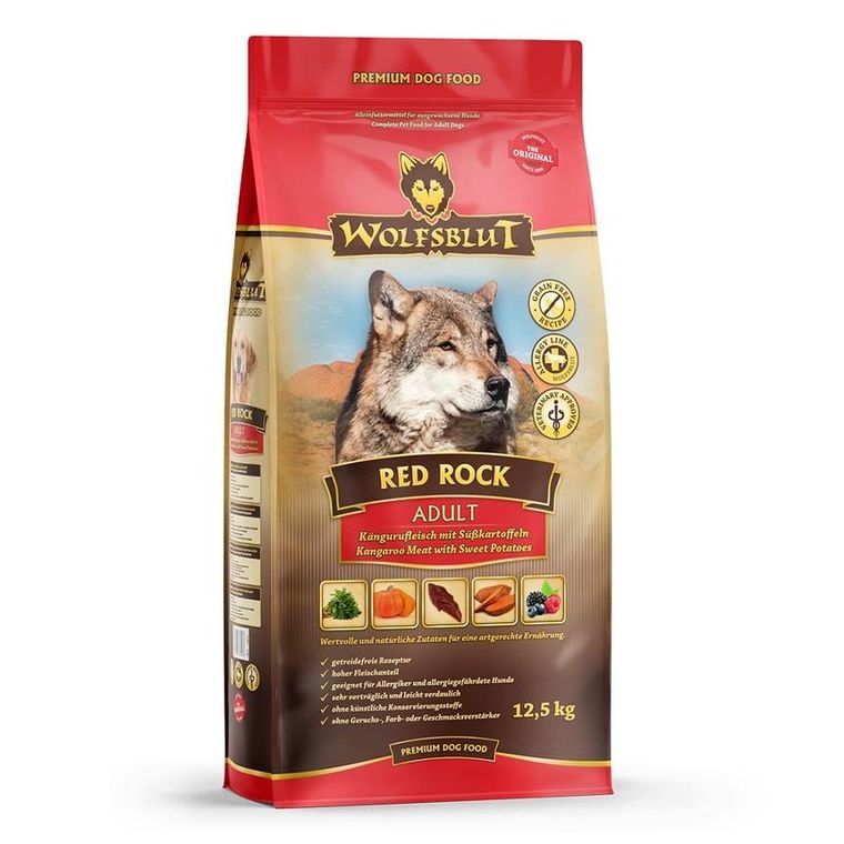 Wolfsblut, Red Rock, Adult, sucha karma dla psa, kangaroo/pumpkin, 12,5kg