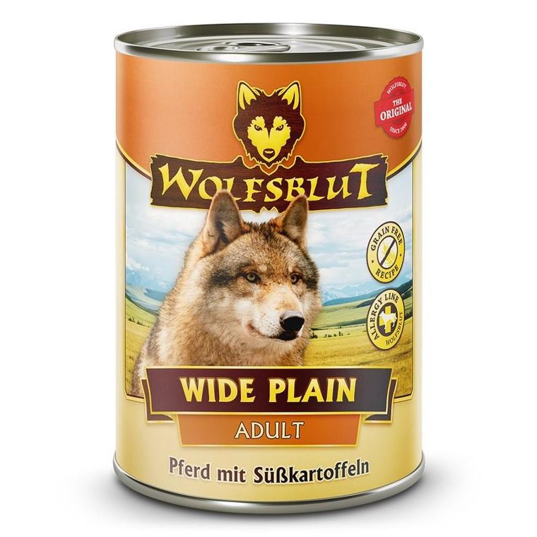 Wolfsblut, Wide Plain, Adult, sucha karma dla psa, horse/sweet potato, 395g