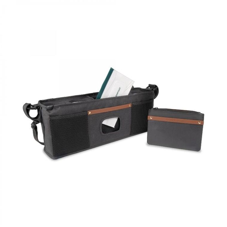 WonderFold, konsola rodzicielska z czterema uchwytami na kubki, black