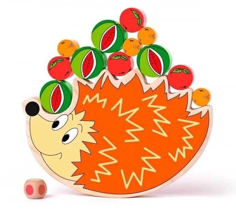 Woody, balansujący jeż, układanka zręcznościowa