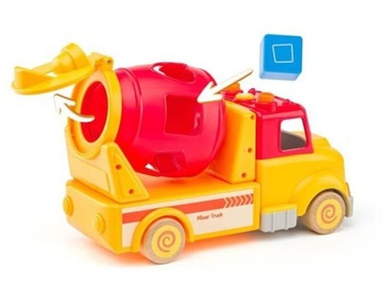 Woody, betoniarka, interaktywny pojazd budowlany