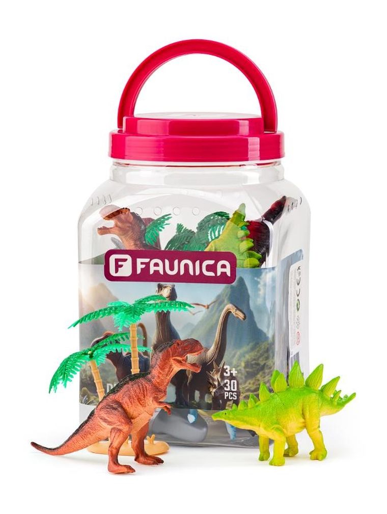 Woodyland, dinozaury, zestaw figurek, 11 szt.