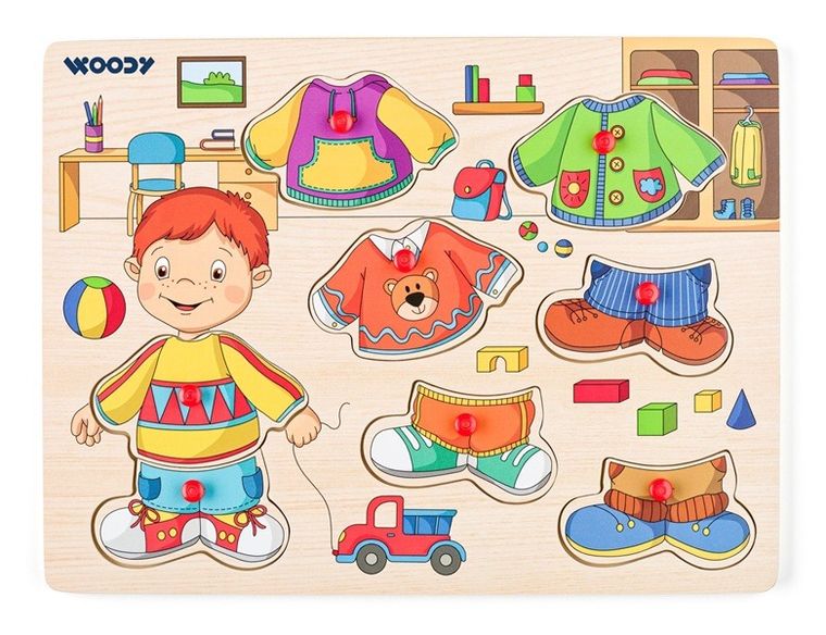 Woodyland, Sebastian, drewniana ubieranka