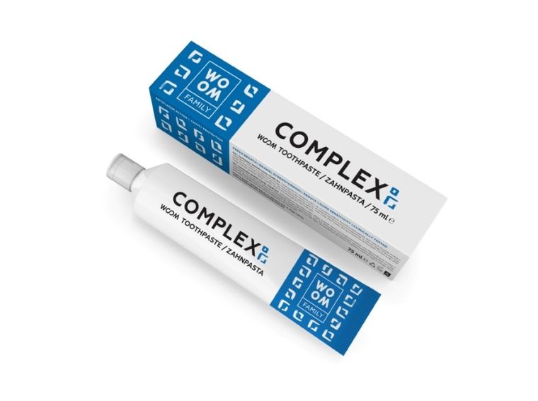 WOOM, Family Complex, pasta do kompleksowej pielęgnacji zębów, 75 ml