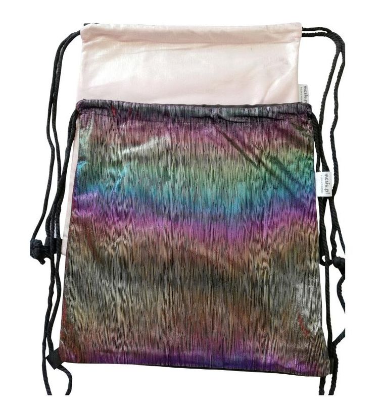 Worek sportowy, kolorowe paski