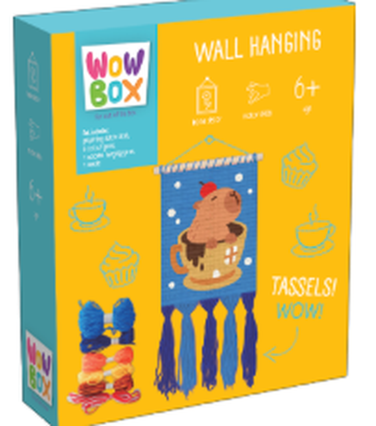 Wow Box, makrama, Kapibara w filiżance