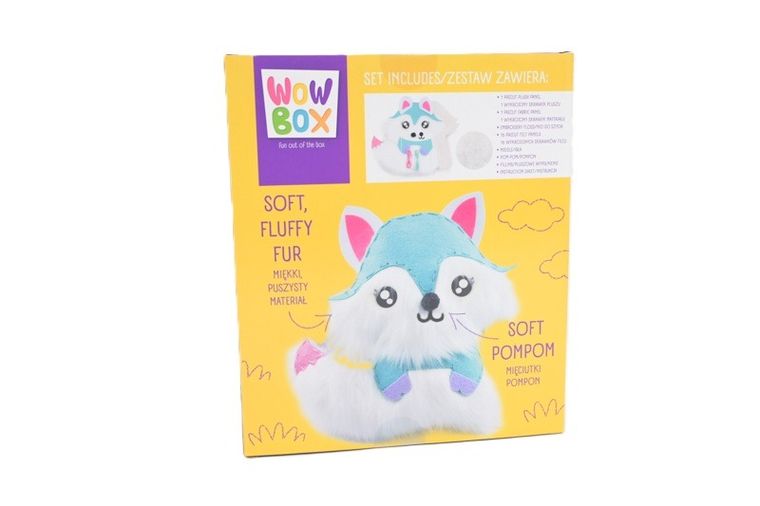 Wow Box, Pluszowy lis, zestaw kreatywny