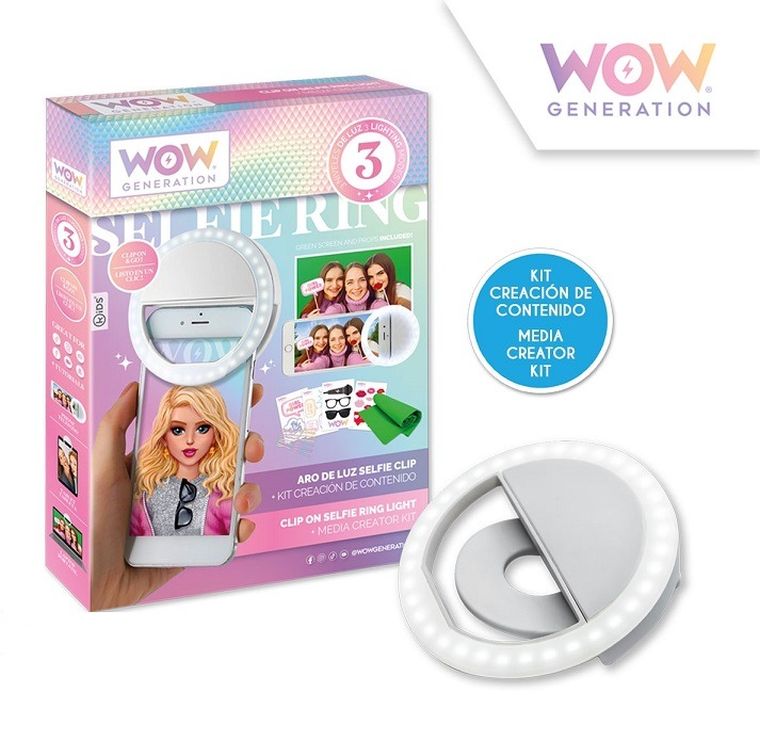 WOW Generation, zestaw oświetleniowy do selfie, z akcesoriami