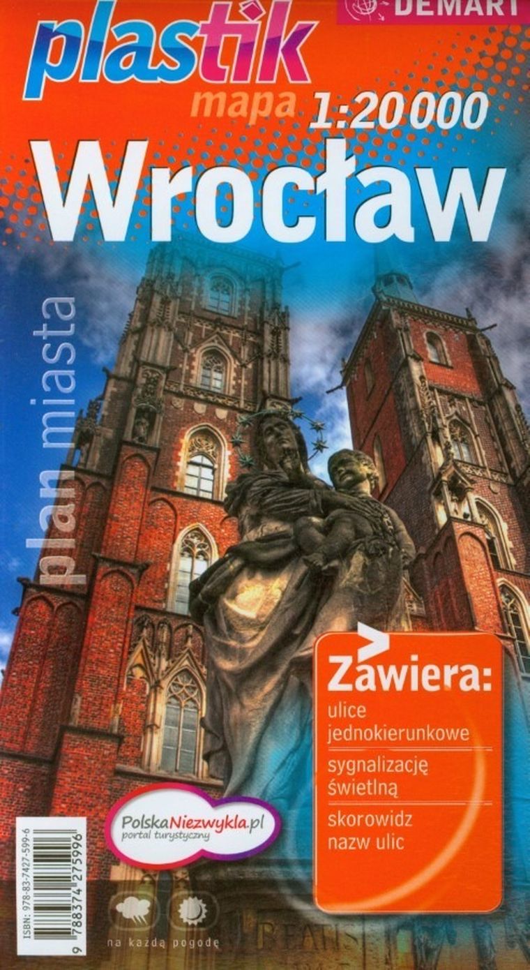 Wrocław. Plan miasta 1:20 000