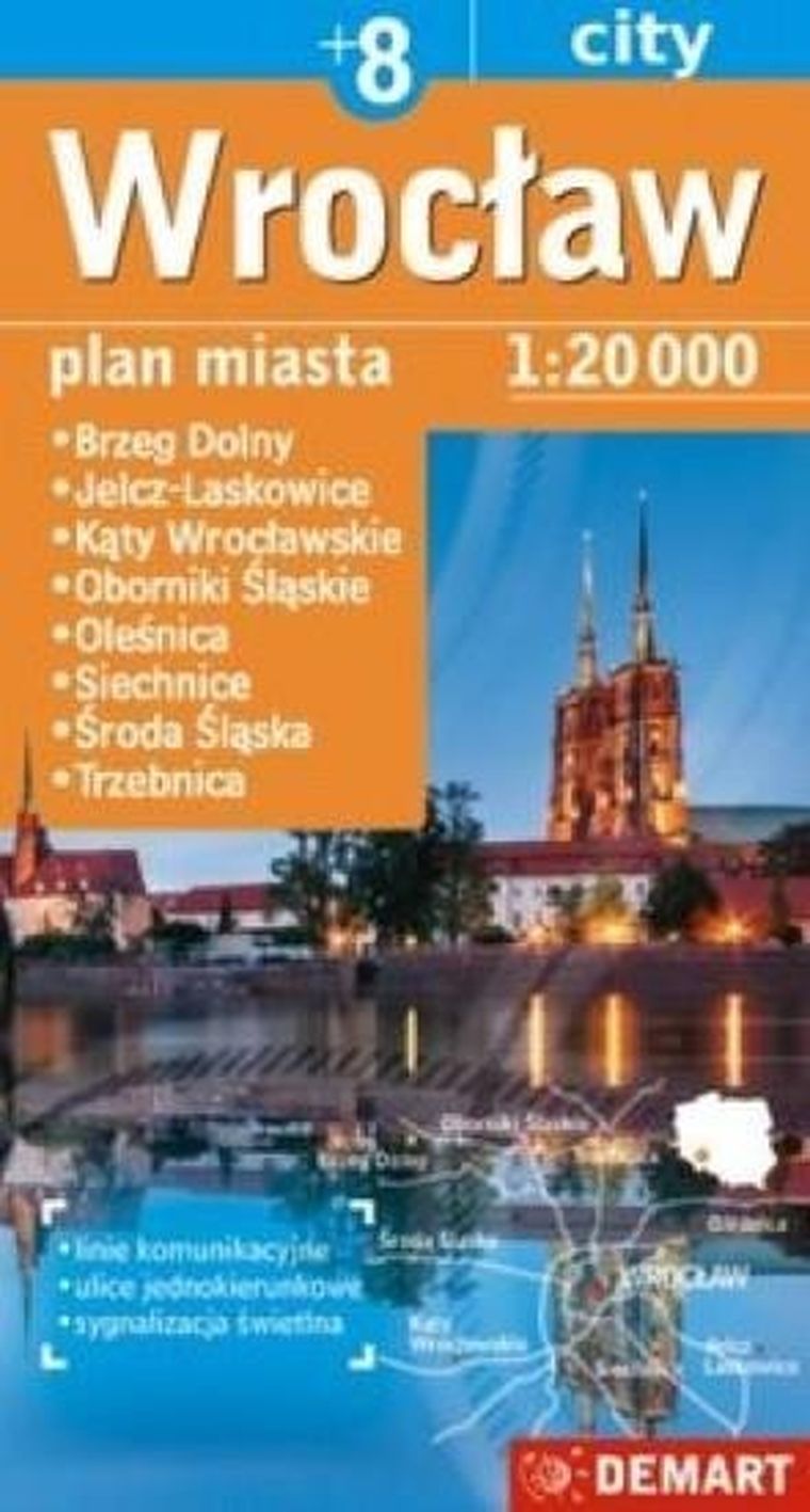 Wrocław plus 8. Plan miasta