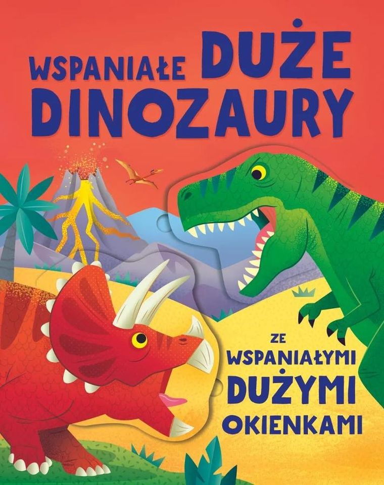 Wspaniałe duże dinozaury ze wspaniałymi dużymi okienkami