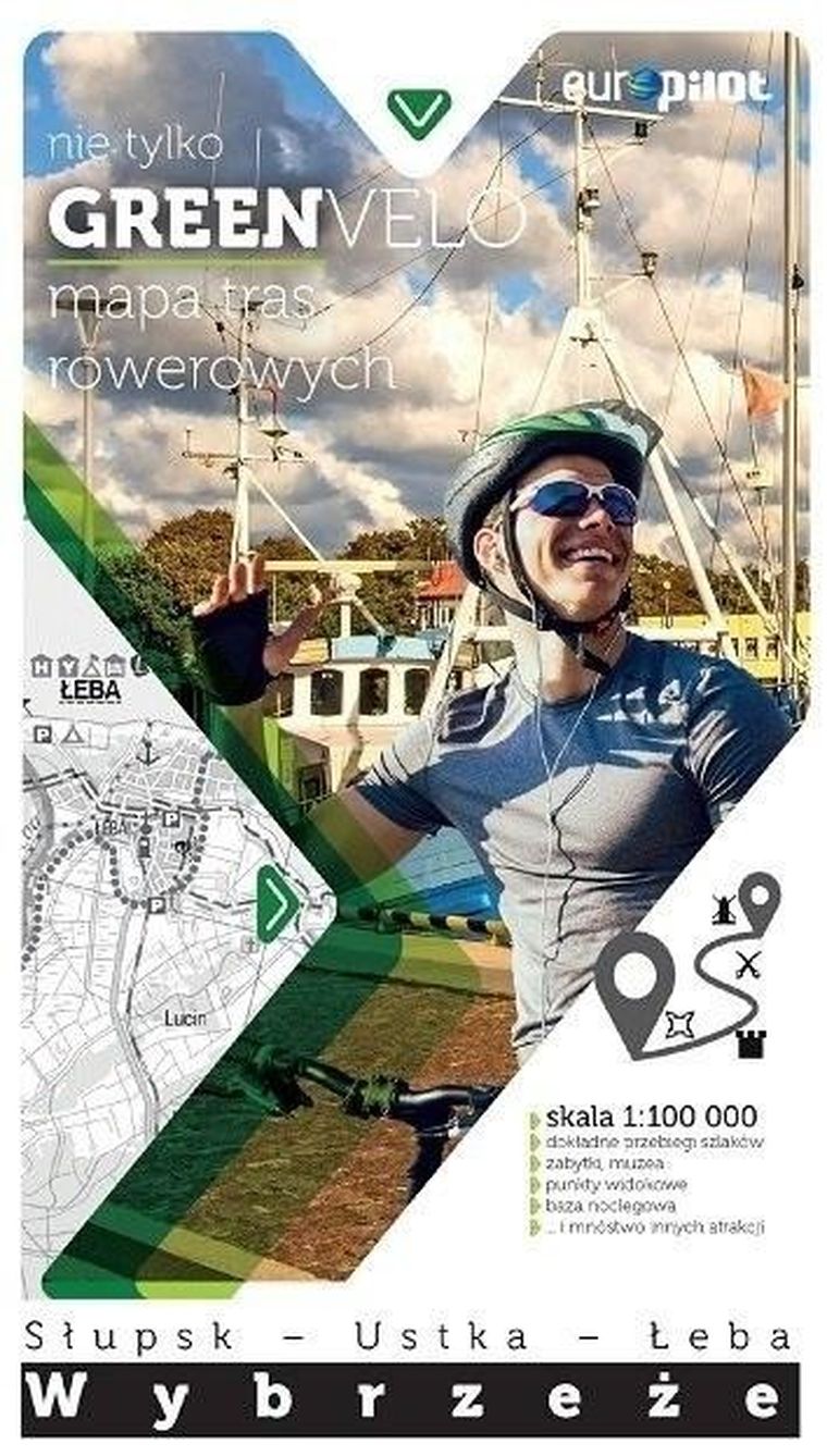 Wybrzeże. Mapa tras rowerowych