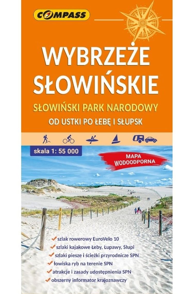 Wybrzeże Słowińskie. Słowiński Park Narodowy. 1:55 000