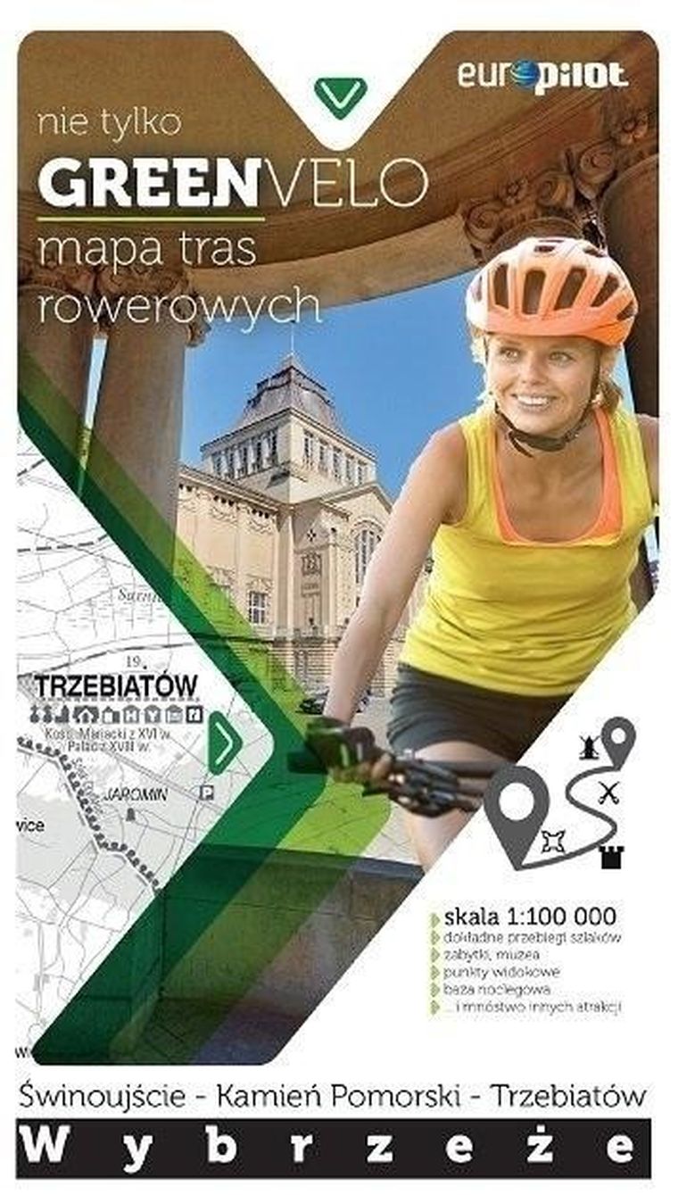 Wybrzeże zachodnie. Mapa tras rowerowych