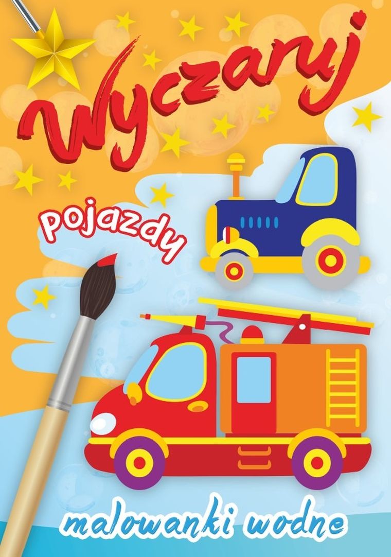Wyczaruj pojazdy. Malowanka wodna