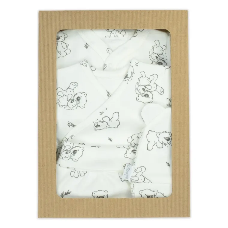 Wyprawka niemowlęca, ecru, 4 elementy, Nicol