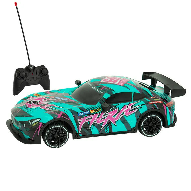 Wyścigówka, pojazd zdalnie sterowany ze światłem