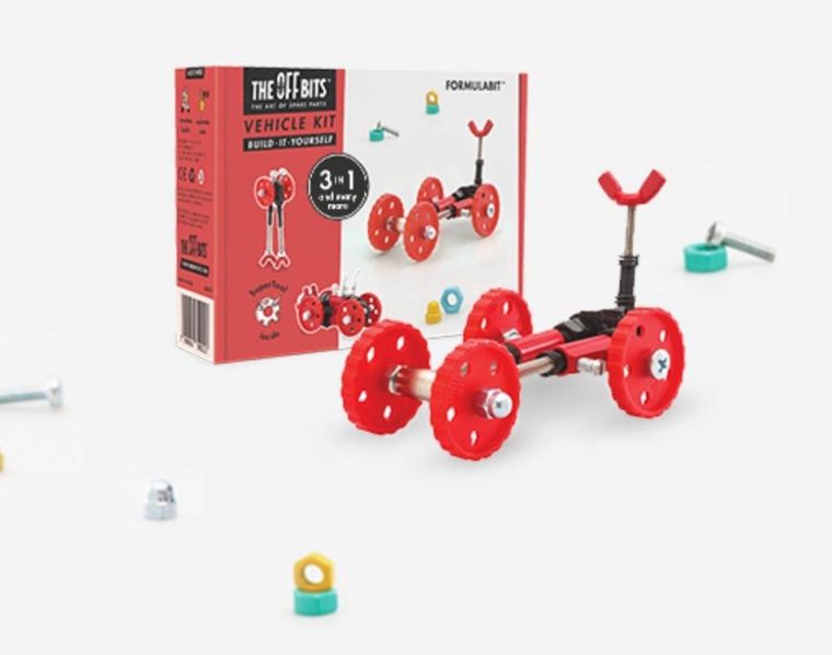 Wyścigówki Formulabit, zestaw konstrukcyjny