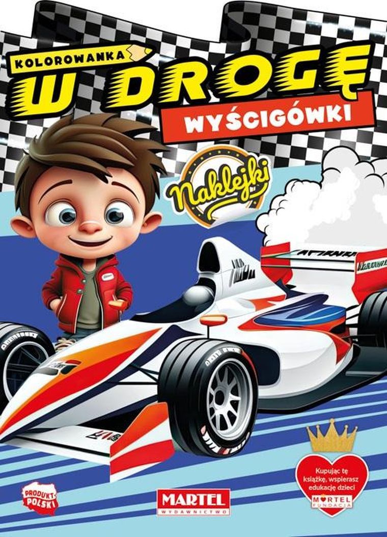 Wyścigówki z naklejkami. W drogę