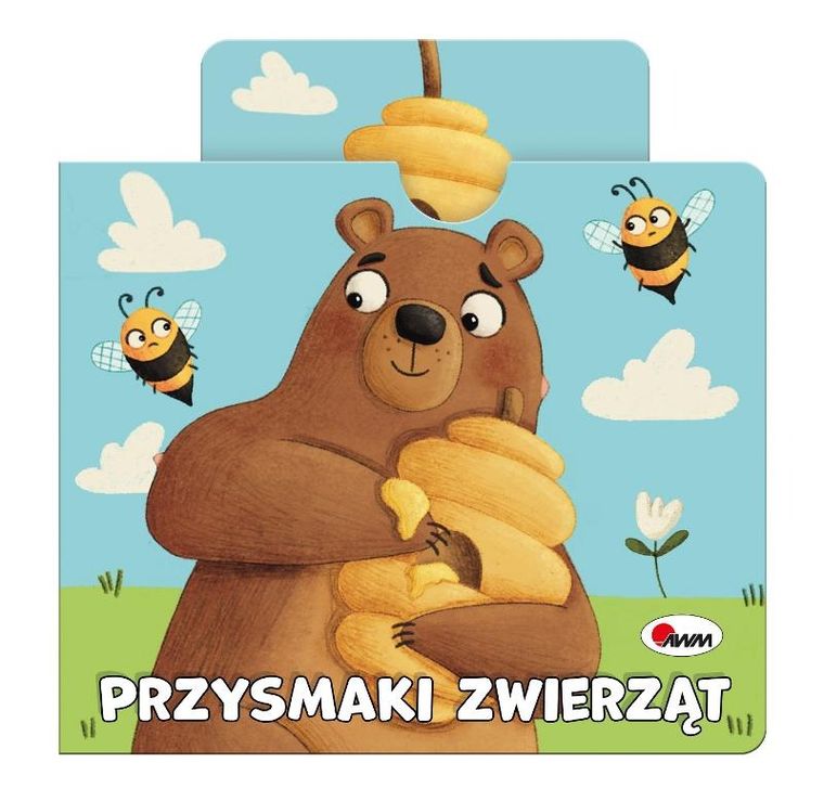 Wysuwanki przysmaki zwierząt. Książeczka z ruchomymi elementami