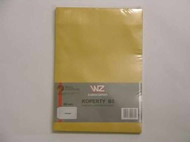 Wz Eurocopert, koperta B5, nie klejona, brązowa, 500 szt.