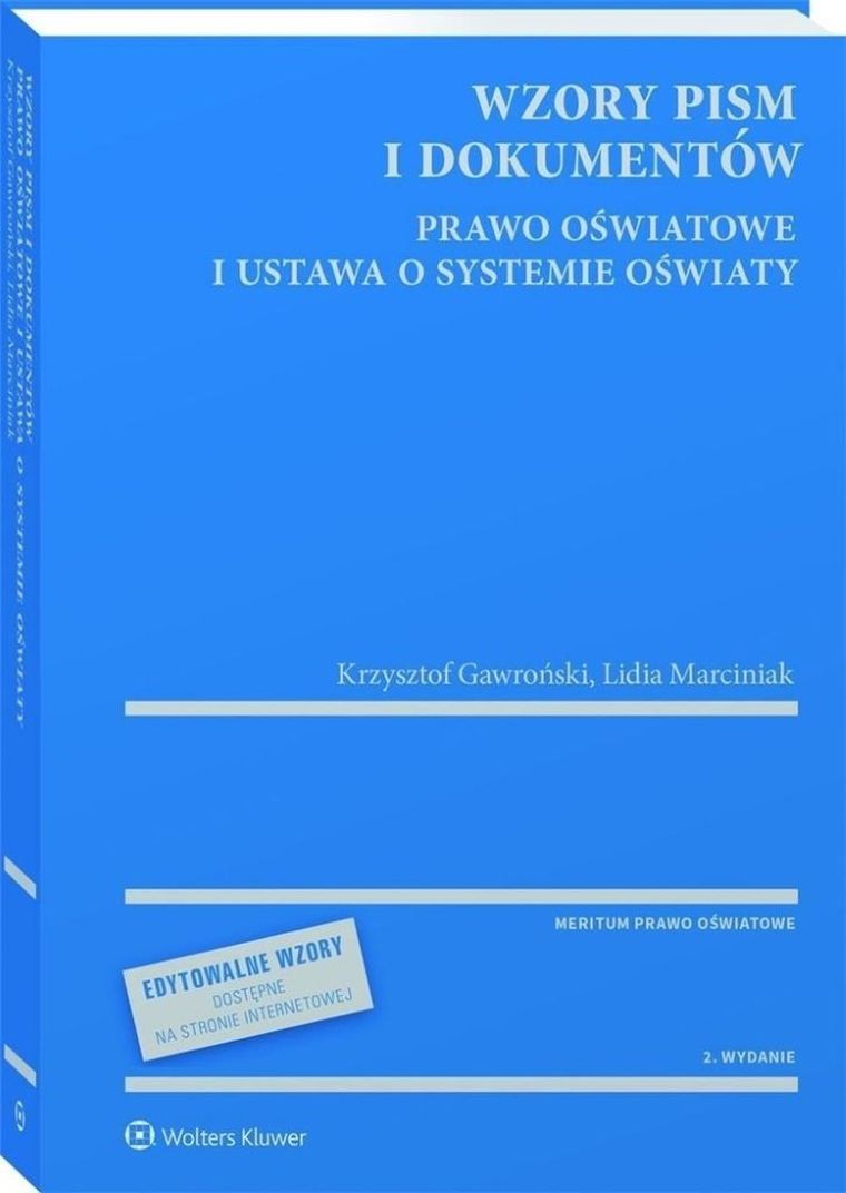 Wzory pism i dokumentów - prawo oświatowe