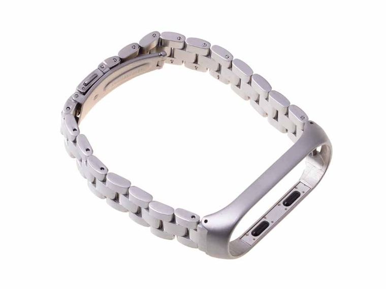 Xiaomi, bransoleta do Xiaomi Mi Band 3/Mi Band 4, srebrna