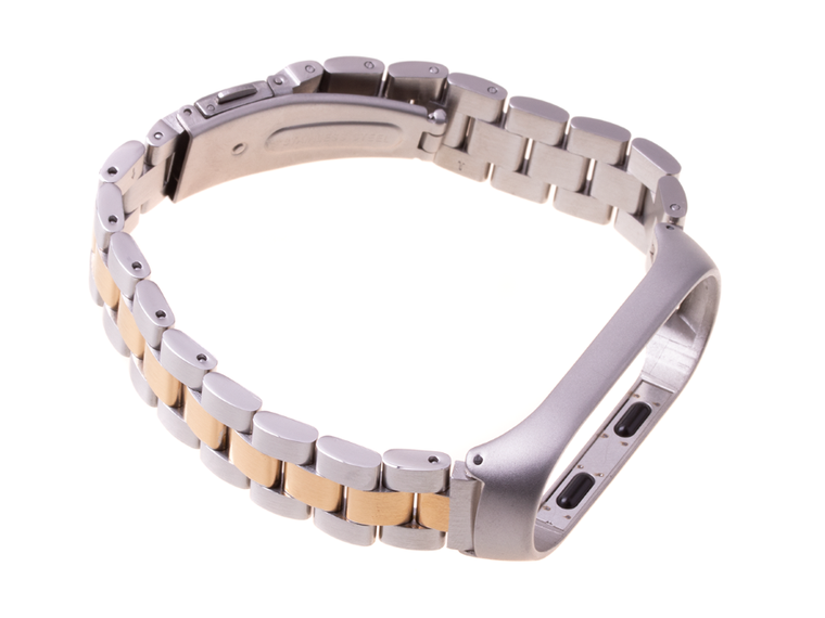 Xiaomi, bransoleta do Xiaomi Mi Band 3/Mi Band 4, srebrno-złota