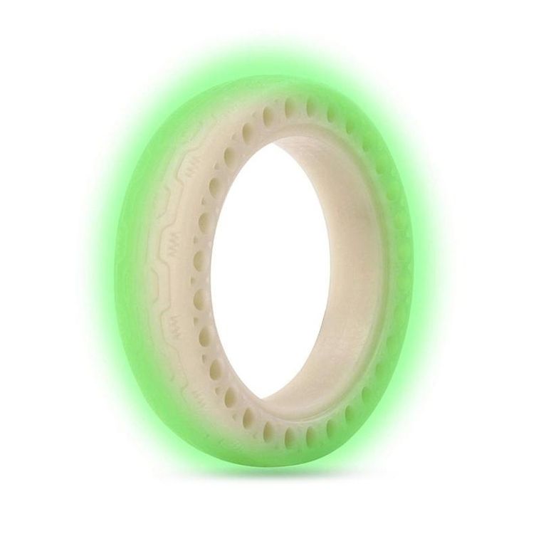 Xiaomi, M365, opona bezdętkowa, pełna, fluorescencyjna, zielona