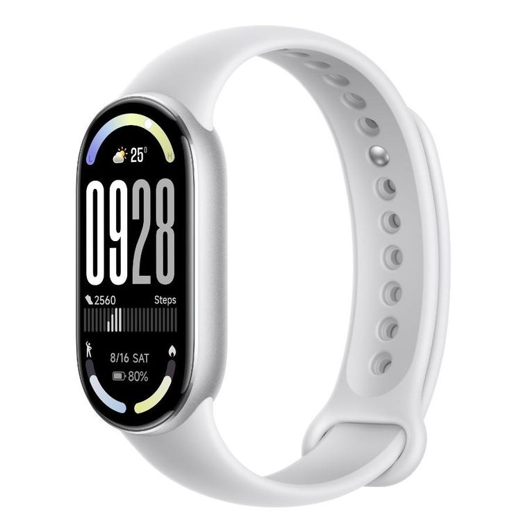 Xiaomi, Smart Band, 10, inteligentna opaska sportowa, srebrny, 1.72", 233mAh