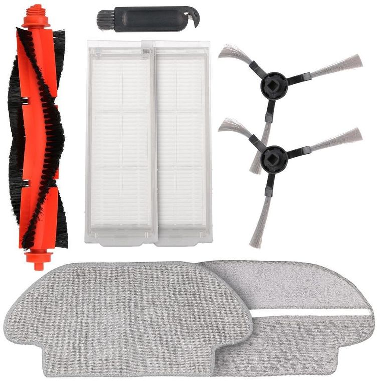 Xiaomi, zestaw części, szczotki, wałki, filtry, mopy, Mi Robot Vacuum Mop Pro, Viomi V2, V3, SE