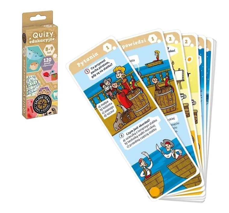 Xplore Team. Quizy edukacyjne dla dzieci w wieku 8-9 lat