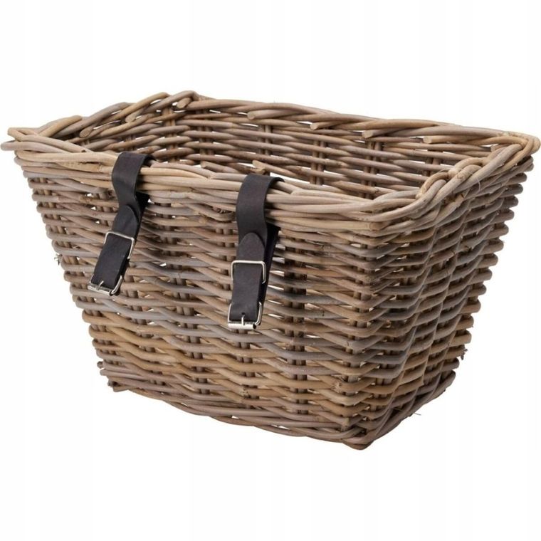 XQ Max, koszyk rowerowy, wiklinowy na przód, 39-30-24 cm