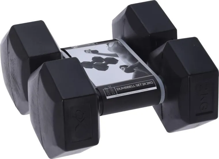 XQ Max, zestaw hantli kompozytowych, 2-2 kg
