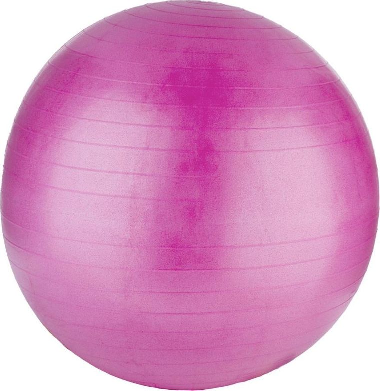 XQmax, piłka do ćwiczeń fitness, antiburst, różowa, 75 cm