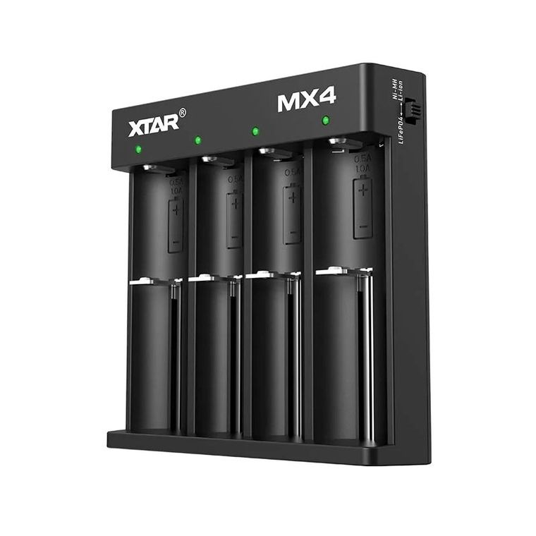 Xtar, ładowarka do akumulatorów, uniwersalna, LI-ION, NIMH, MX4