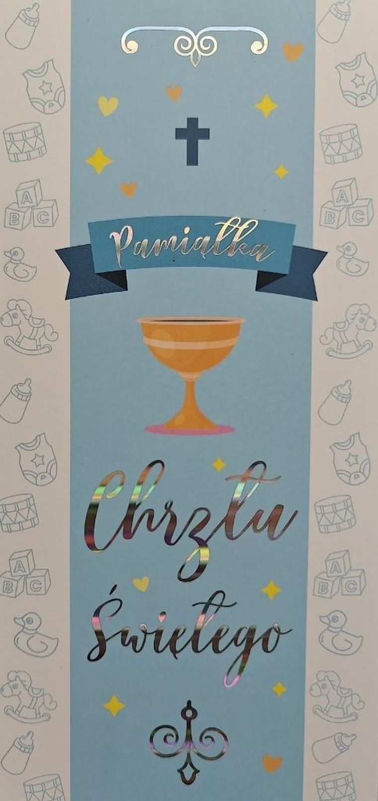 YEKU, karnet Chrzest chłopiec