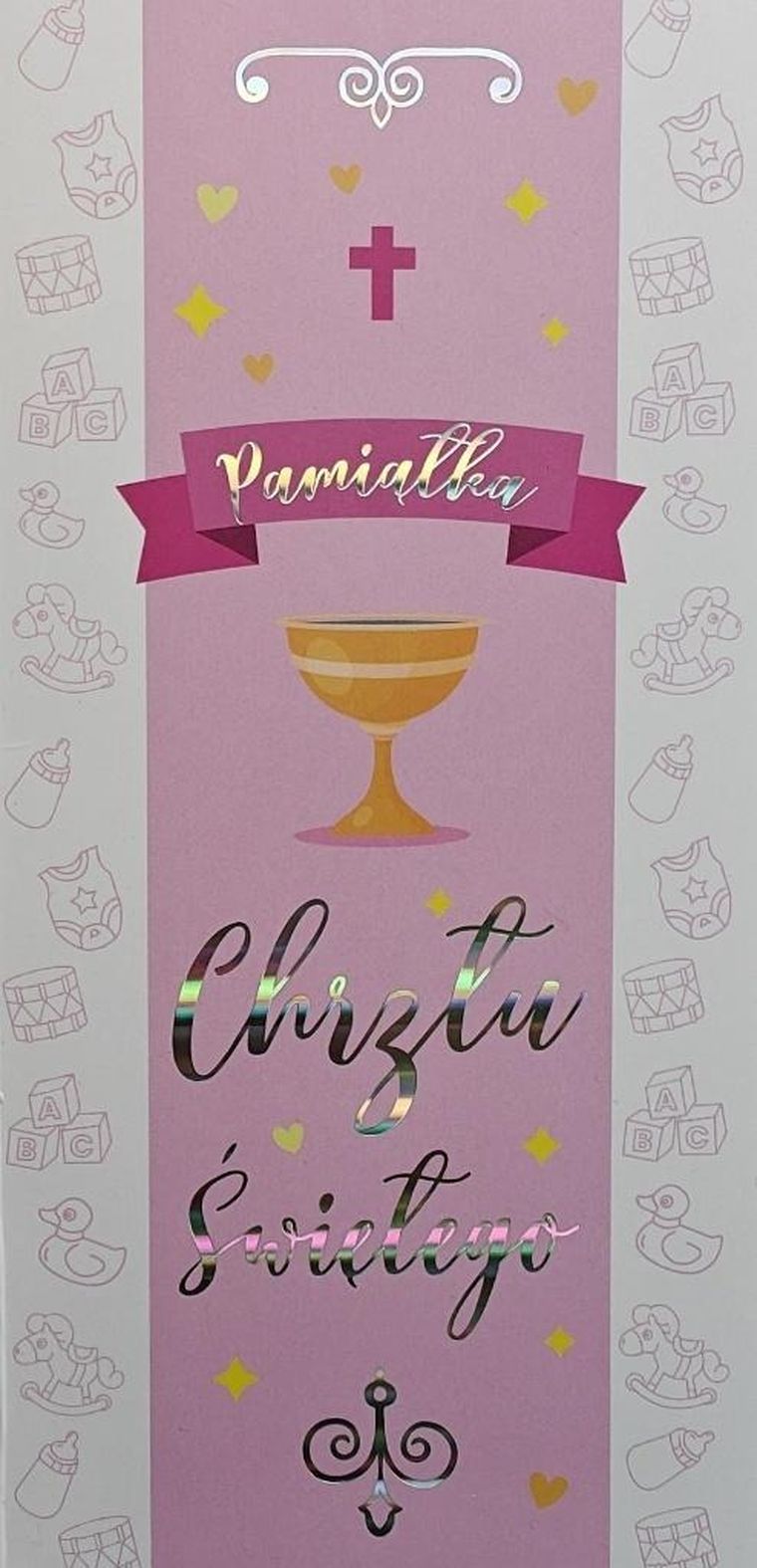 YEKU, karnet Chrzest dziewczynka