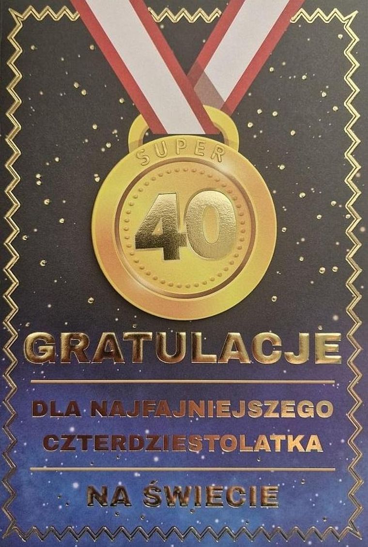 Yeku, karnet, Urodziny 40, medal