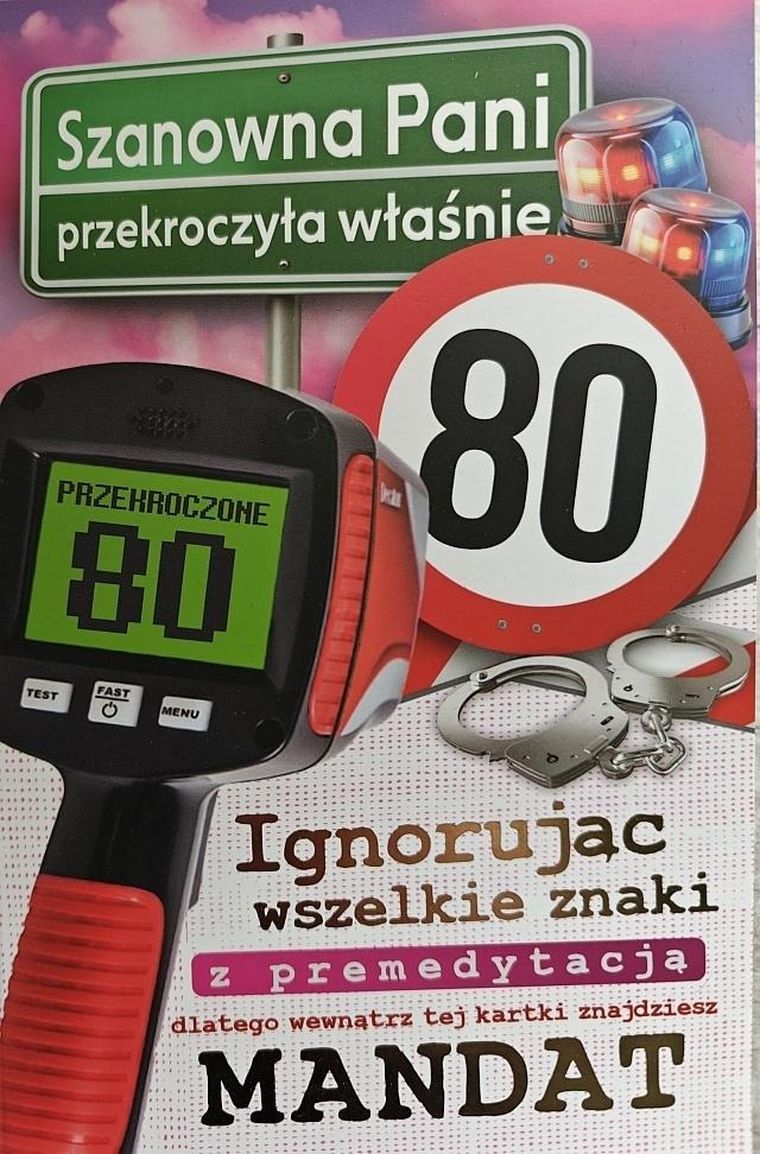 YEKU, karnet urodziny 80