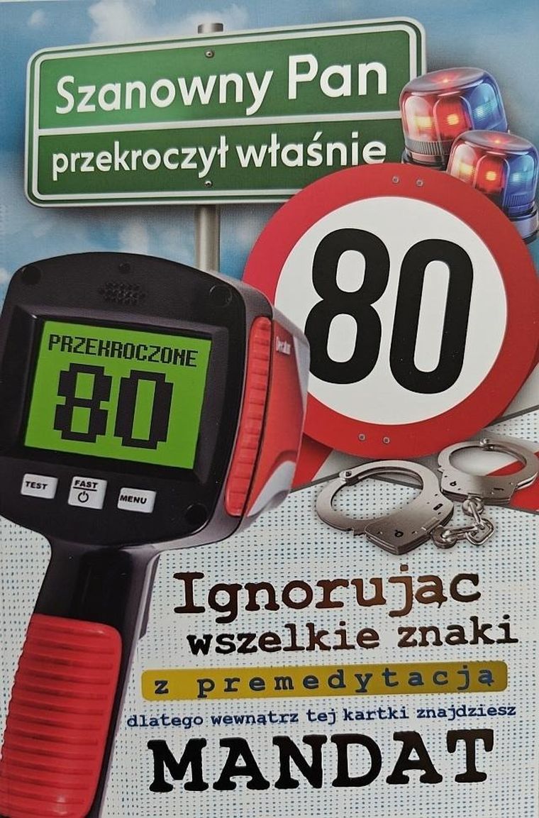YEKU, karnet urodziny 80