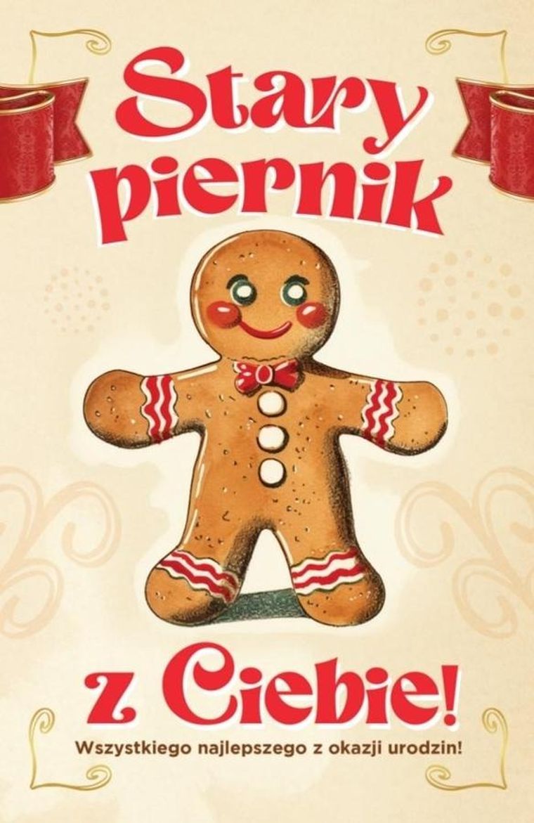 YEKU, karnet urodziny Stary Piernik