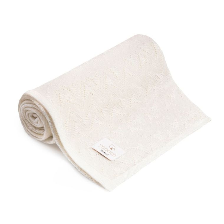 Yoonco, Ażur, kocyk bambusowy, mgiełka, krem