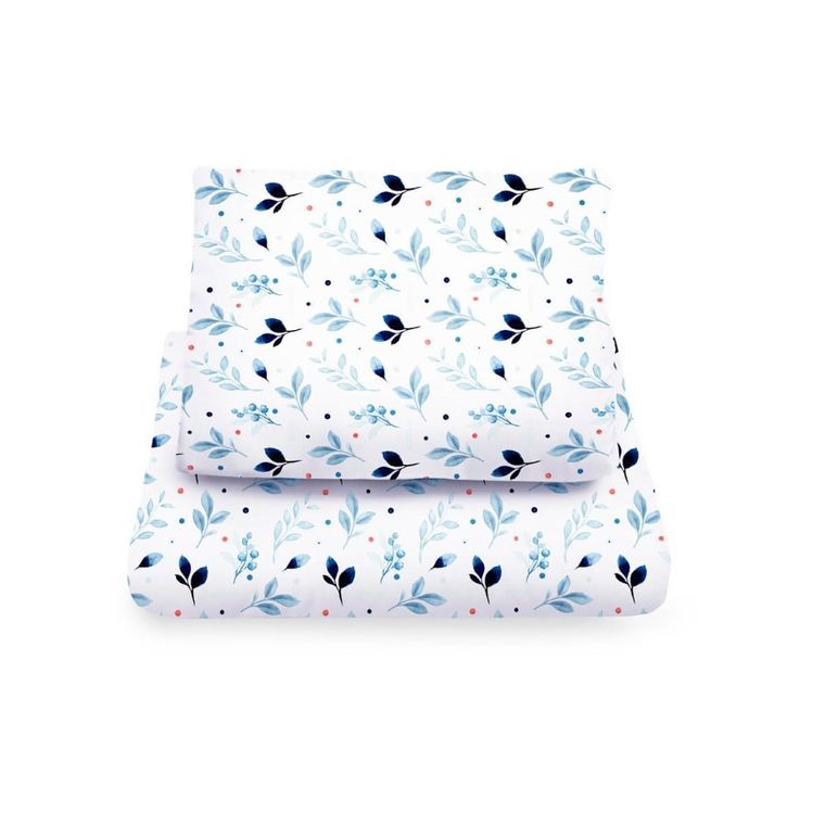 Yoonco, Berry, 2-częściowy komplet pościeli bawełnianej, 135-100 cm