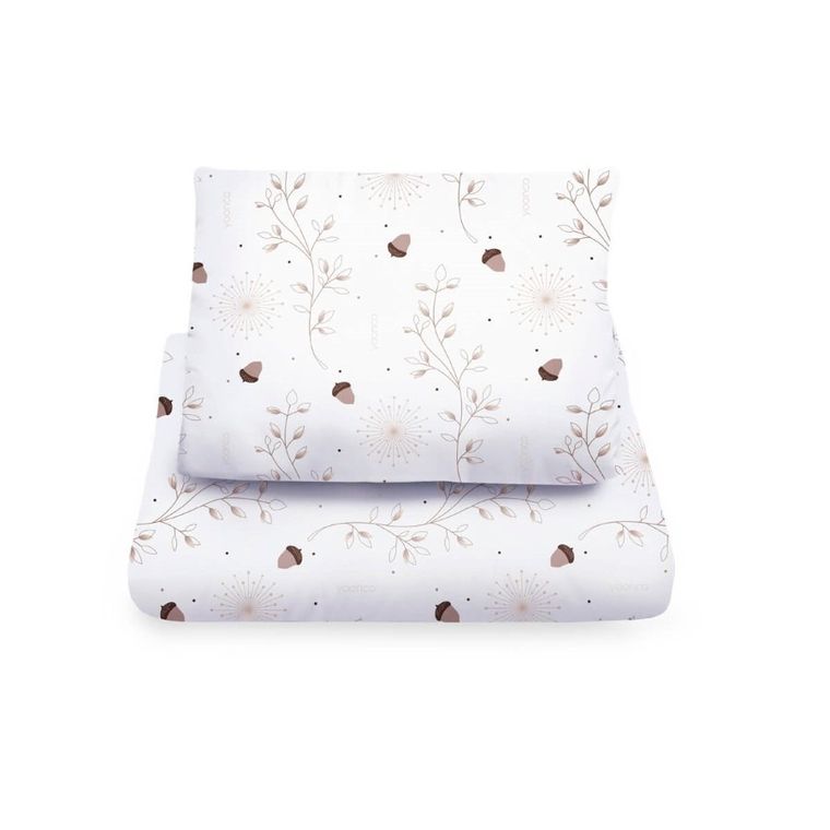 Yoonco, Forest, 2-częściowy komplet pościeli bawełnianej, 135-100 cm