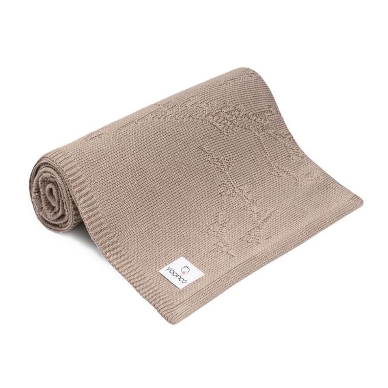 Yoonco, Meadow, kocyk bambusowy, beż