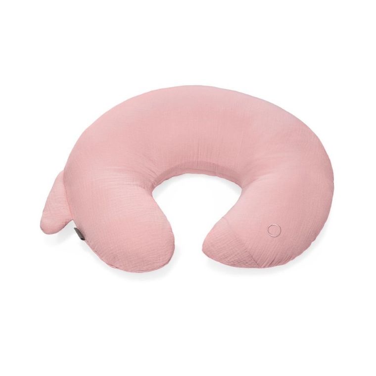 Yoonco, muślinowa poduszka do karmienia, rogal, brudny róż